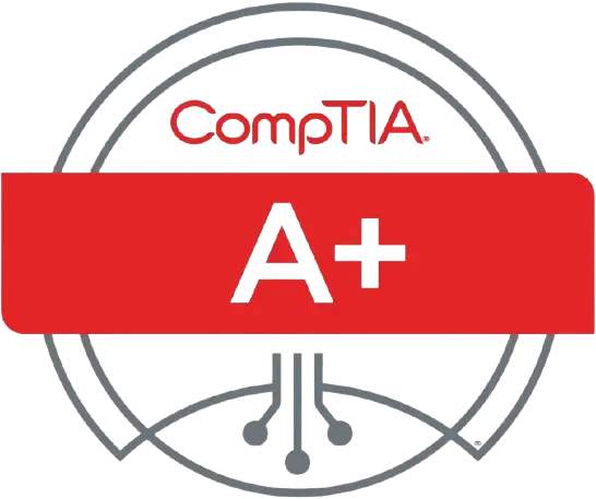 CompTIA A+ certification badge