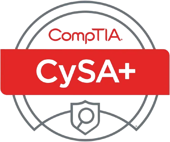 CompTIA CySA+ certification badge