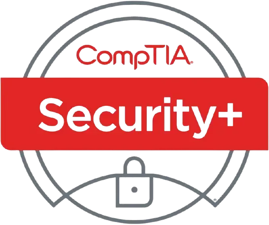 CompTIA Security+ certification badge